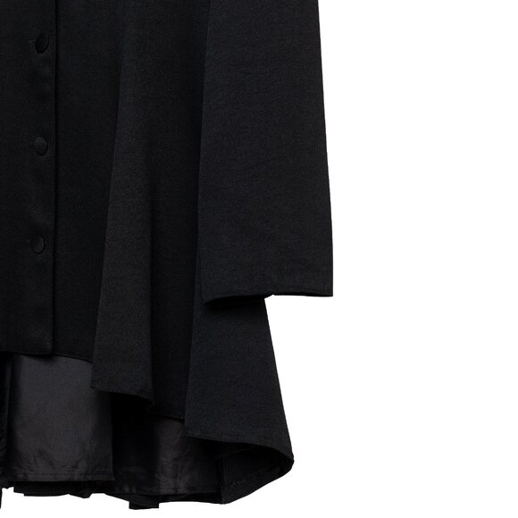 Ragazzo (Italy) Twill Wide Notch Lapel Swagger Coat - Picture 9 of 10